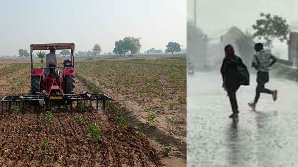 राजस्थान में मानसून के पहले दिन झालावाड़-उदयपुर और चित्तौड़ हुए तर