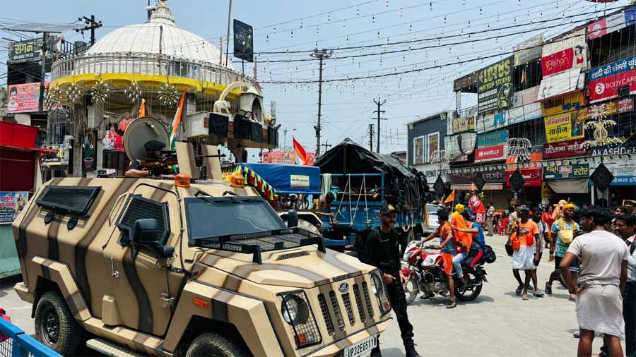 एटीएस ने मुजफ्फरनगर में कावंड़ रूट पर डाला डेरा