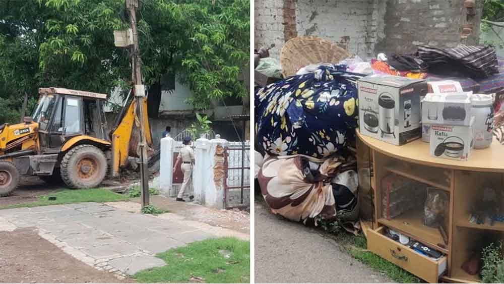 छत्तीसगढ़-दुर्ग में अंकुर शर्मा का अवैध कब्जा किया ध्वस्त