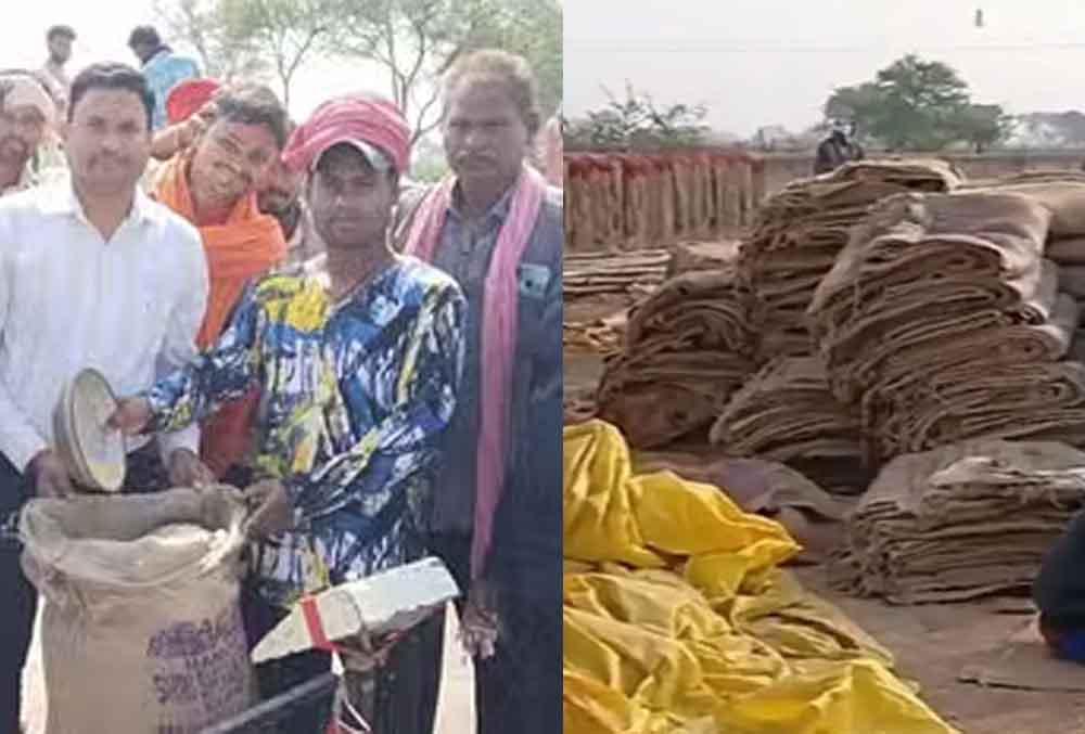 छत्तीसगढ़-कबीरधाम के अधिकांश खरीदी केंद्रों में बारदाना की कमी