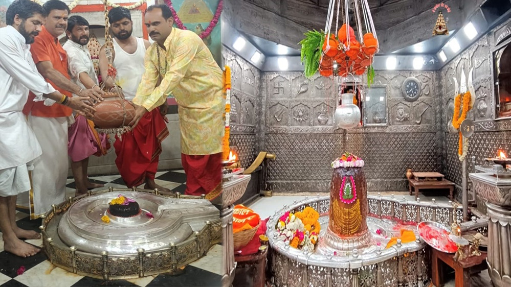 वैशाख कृष्ण प्रतिपदा से ज्योतिर्लिंग महाकाल के शीश मिट्टी के कलशों से शीतल जलधारा प्रवाहित करने की शुरुआत