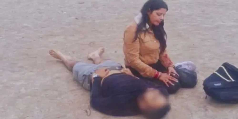 मेरे पत‍ि को बचा लो प्लीज’, पहलगाम आतंकी हमले के तुरंत बाद बोली ब‍िलखती हुई महिला