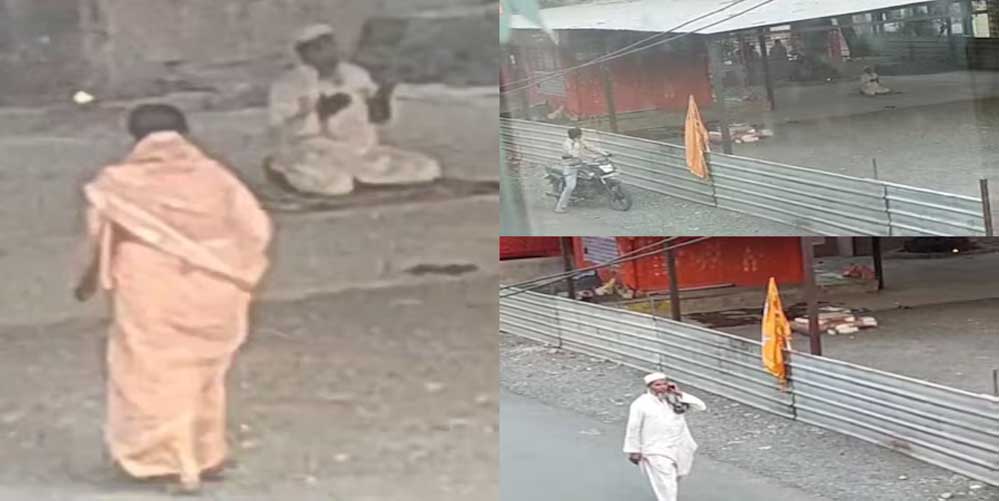 उज्जैन के खाचरौद में मुस्लिम व्यक्ति ने शीतला माता मंदिर में नमाज पढ़ी, जिसका वीडियो वायरल